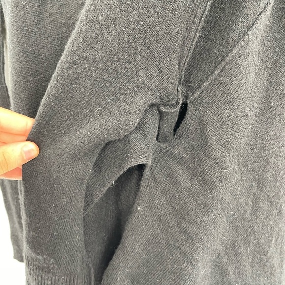 Allsaints Mantle Cardigan women's wool open sweater size US 2 UK 6 black - Picture 4 of 14